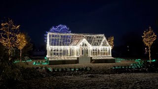 Christmas Lights Around the Hartley 😍🎄🥰  Garden Answer [upl. by Nivle]