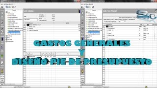 Tutorial N°06 Diseño Pie de Presupuesto y Gastos Generales  S10 Costos y Presupuestos [upl. by Ennyl]