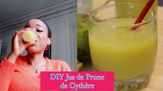 COMMENT JE FAIS LE JUS DE PRUNE DE CYTHÈRE  CUISINE 1 [upl. by Madelene]