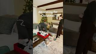 decorate for Christmas with me christmasdecor2024 christmas christmasdecorvlog decorating [upl. by Alad]