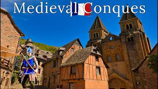 Conques France Aveyron Tourism Most Beautiful Medieval Village in France Best France Day Trip [upl. by Aierbma85]