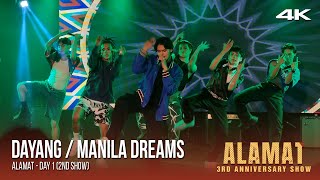 4k 05 Dayang  Manila Dreams  ALAMAT Live at Viva Cafe 1st Day  2nd Show [upl. by Negyam963]