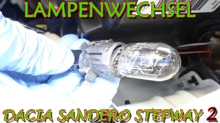 quotLAMPENWECHSEL BEIM DACIA SANDERO STEPWAY 2quot Anleitung [upl. by Aicilaanna]