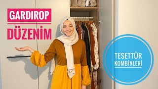 GARDIROP DÜZENİM ❤️ TESETTÜR KOMBİNLERİ 🌸 GİYSİ DOLABIM 💃🏻 DOLAP DÜZENİ 🙅🏼‍♀️ [upl. by Adnahsar]