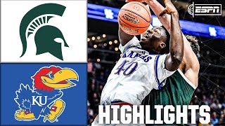 Michigan State Spartans vs Kansas Jayhawks  Full Game Highlights  ESPN College Basketball [upl. by Ralip721]