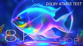 The Ocean in 8K VIDEO  DOLBY Scenic Wildlife Film With Calming Music Dolby vision [upl. by Ayerdna]