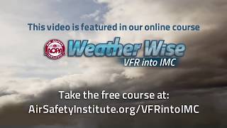 VFR into IMC A Reallife Close Call [upl. by Lib]