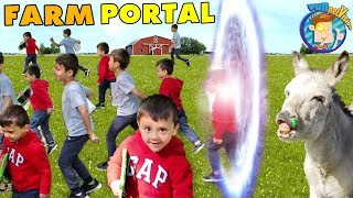 PORTAL at the FARM So Many Chase amp Shawns FV Family Vlog [upl. by Anon732]