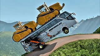 Bus Driver Encounters the Worlds Most DANGEROUS Road Eps015  Euro Truck Simulator 2  Dangerous [upl. by Oibaf]