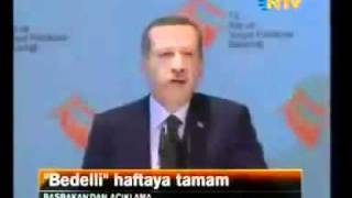 TAYYÄ°P ERDOGAN quotBEDELLÄ° ASKERLÄ°K DÄ°YE BÄ°R ÅEY KABUL EDÄ°LEMEZ [upl. by Ainekahs]