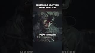 Ghost Found Something 💀 American Missiles shorts ghost mw2 callofduty [upl. by Ymorej]