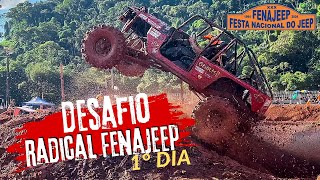 FENAJEEP 2024 Desafio Radical Extremo 1ª dia lama 4x4 offroading mudbogging [upl. by Noired5]