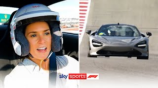 Danica Patrick races a McLaren around Circuit of the Americas [upl. by Xantha262]