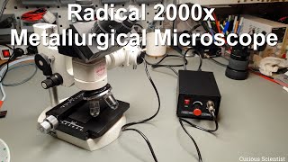 Radical 2000x Metallurgical Microscope  Assembly and test [upl. by Selegna]