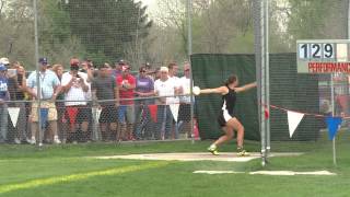 Valarie Allman Silver Creek 2013 State Championships DIscus [upl. by Aronson710]