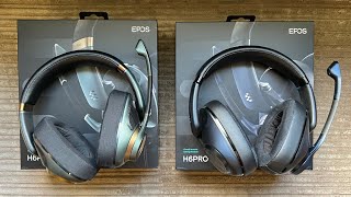 EPOS H6PRO Gaming Headsets Review Closed and Open Acoustic Versions [upl. by Aynad]