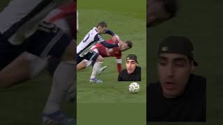 Bruno Fernandes red card vs Tottenham… football futbol soccer manutd tottenham epl [upl. by Ahsinod125]