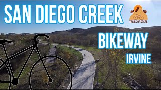 San Diego Creek Bikeway Ride Through  IRVINE [upl. by Amesari]