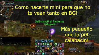 Cómo hacerte chiquito en WoW 335 Wotlk [upl. by Hashum]