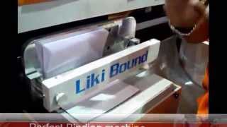 single clamp perfect binding machine [upl. by Towney]