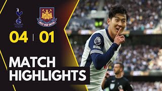 Tottenhams SHOCKING 41 Win Over West Ham in Premier League 202425 [upl. by Nnov4]