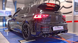 2022 VW Golf 8 R 400HP feat Akrapovic OPF Delete Exhaust  Eventuri Intake  DYNO  Soundcheck [upl. by Aurelie]