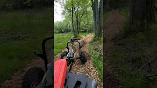 ATV Log Skidder Logging [upl. by Persian949]