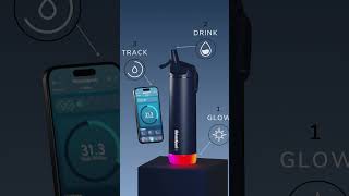 HidrateSpark Smart Water Bottle Limited Edition Color Abyss E 916 [upl. by Eidac]