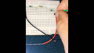 Breadboard circuit  series connected of resistors class10 [upl. by Weismann]