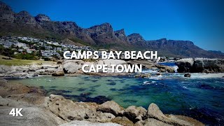 This is how CAMPS BAY BEACH in CAPE TOWN looks like in 2024 [upl. by Ayotan]