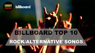 Billboard Top 10 RockAlternative Songs USA  March 23 2024  ChartExpress [upl. by Enitsenre690]