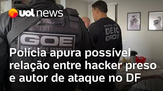 Polícia apura possível relação entre hacker preso por ameaçar bombardear STF e autor das explosões [upl. by Gladdy]