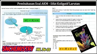 Pembahasan Soal Asesmen Kompetensi Minimum AKM Sifat Koligatif Larutan [upl. by Birk772]