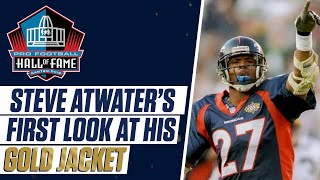 Steve Atwater Gets First Look at Haggar Gold Jacket [upl. by Venator]