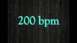 200 BPM  Simple Straight Drums Beat [upl. by Browne]