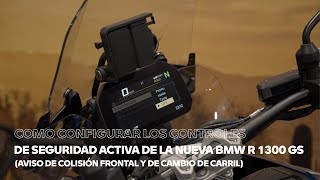 Así funcionan los controles de seguridad activa en la nueva BMW R 1300 GS [upl. by Kcirdec905]