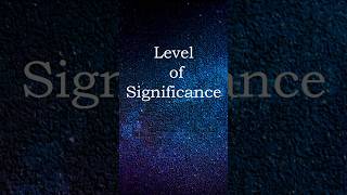 Understanding Level of Significance in Hypothesis Testing shortvideo shorts short shortsvideo [upl. by Delmer]