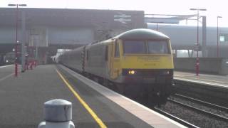 Virgin Trains Pretendolino 90049 amp 81126 at Birmingham International [upl. by Airemahs]