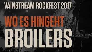 Broilers  Wo es hingeht  Official Livevideo  Vainstream 2017 4K [upl. by Titus]