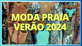 TENDÊNCIAS MODA PRAIA VERAO 2024 [upl. by Ayotal]