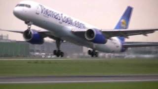 25 Takeoffs in 15 Minutes at Manchester Airport [upl. by Berna]