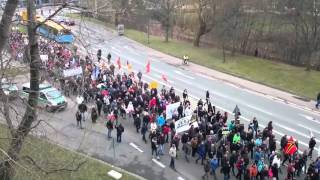 Rechter Sternmarsch in Chemnitz am 19032016 35 Teilmärsche [upl. by Earle712]