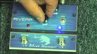 Rivera Blues Shaman overdrive pedal demo [upl. by Nasas]