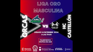 ORCAS  HC CASTELLÓN 14122024 LIGA ORO MASCULINA J8 20242024 [upl. by Neiv400]