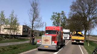 Truckrun 2011 Horst the Netherlands Part 8Meets Peterbildt Truck [upl. by Ydnem]