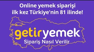 Getir Yemek Siparişi Nasıl Verilir  Getir Yemek Kart Ekleme [upl. by Wahl]