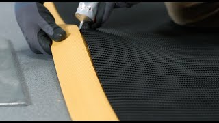 How To Install PVC Edging on Workplace Matting [upl. by Asira330]