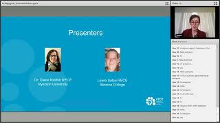 Standard II  Webinar Pedagogical Documentation Making Learning and Professionalism Visible [upl. by Halilad37]