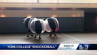 York College quotKnockerballquot group share a Wake Up Call for WGAL News 8 Today [upl. by Raf]