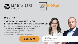 TAKTYKA W KONTROLACH I POSTĘPOWANIACH PODATKOWYCH fiskus kontrolepodatkowe podatki [upl. by Analaj]